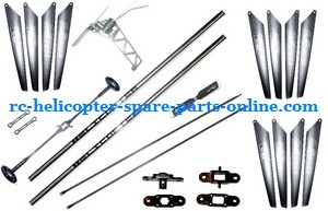 GT Model 8006 QS8006 RC helicopter spare parts todayrc toys listing A lot of spare parts todayrc toys listing set