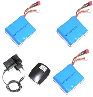 GT Model 8008 QS8008 RC helicopter spare parts todayrc toys listing charger + balance charger box + 3*battery