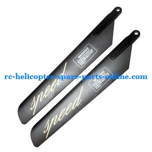 GT Model 9011 QS9011 RC helicopter spare parts todayrc toys listing main blades (2x upper + 2x lower)