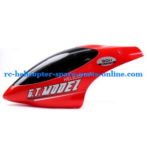 GT Model 9011 QS9011 RC helicopter spare parts todayrc toys listing head cover (Red)
