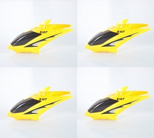 SYMA S107 S107G S107I RC helicopter spare parts todayrc toys listing head cover (Yellow) 4pcs
