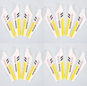 SYMA S107 S107G S107I RC helicopter spare parts todayrc toys listing main blades (Yellow) 4sets