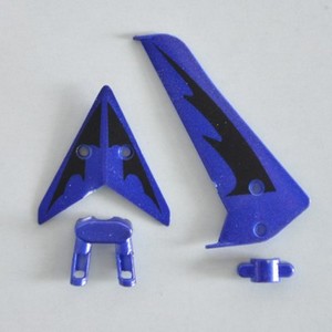 SYMA S107 S107G S107I RC helicopter spare parts todayrc toys listing tail decorative set (Blue)
