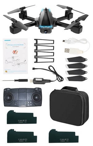 S177 GPS 5G WIFI camera RC drone with 3 battery and portable bag RTF
