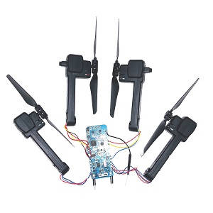 S177 GPS CSJ Toys-sky RC quadcopter drone spare parts todayrc toys listing side motors set + main blades + PCB board (Assembled)