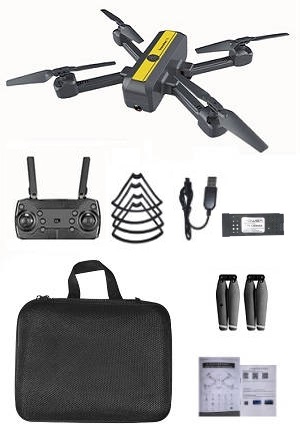New Hot S18 4k WIFI FPV dual camera drone with 1 battery and portable bag, RTF