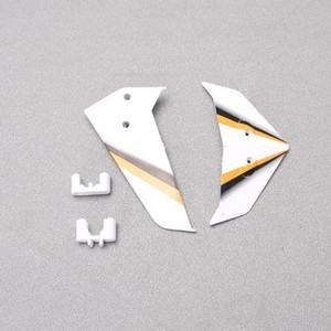 SYMA S301 S301G RC helicopter spare parts todayrc toys listing tail decorative set (White)