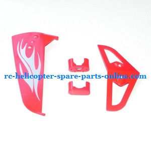 SYMA S031 S031G S31(2.4G) RC helicopter spare parts todayrc toys listing tail decorative set (S031G Red)