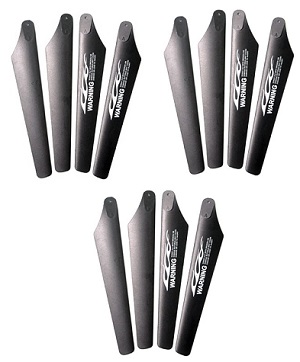 SYMA S032 S032G S32(2.4G) RC helicopter spare parts todayrc toys listing main blades (2x upper + 2x lower) 3sets