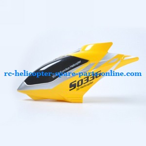 SYMA S033 S033G S33(2.4G) RC helicopter spare parts todayrc toys listing Head cover (Yellow)