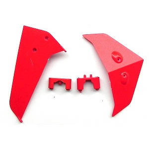 Syma S37 RC Helicopter spare parts todayrc toys listing tail decorative set (Red)