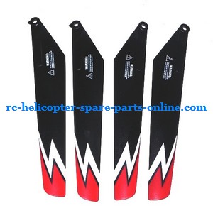 Subotech S902 S903 RC helicopter spare parts todayrc toys listing main blades (Red)