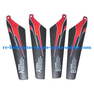 WLtoys WL S929 0929 new helicopter spare parts todayrc toys listing main blades (Red)