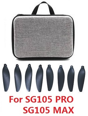 ZLL ZLZN SG105 SG105 PRO SG105 MAX YU1 YU2 YU3 RC drone quadcopter spare parts portable bag + propellers (For SG105 PRO and SG105 MAX)