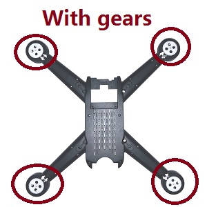 ZLRC ZZZ SG106 RC drone quadcopter spare parts todayrc toys listing lower cover with main gears (Assembled)