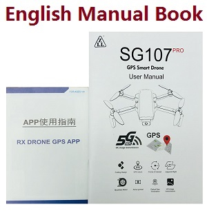 ZLL SG107 Pro RC drone quadcopter spare parts English manual book