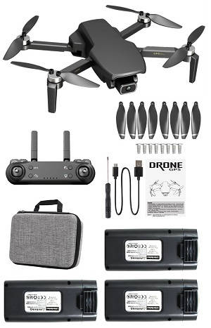 SG108 L108 SG108-S drone with portable bag and 3 battery, RTF Black
