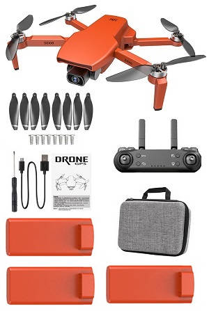 SG108 L108 SG108-S drone with portable bag and 3 battery, RTF Orange