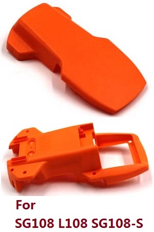 Lyztoys L108 ZLRC ZLL SG108PRO SG108 SG108-S RC drone quadcopter spare parts todayrc toys listing upper and lower cover (Orange) (For SG108 SG108-S L108)
