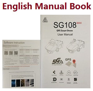 ZLL SG108 Max RC drone quadcopter spare parts English manual book