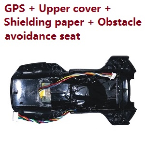 ZLL SG108 Max RC drone quadcopter spare parts Black upper cover + GPS + shielding paper + obstacle avoidance assembly