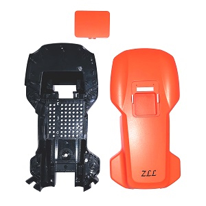 ZLL SG108 Max RC drone quadcopter spare parts upper and lower cover + top small cover Orange - Click Image to Close