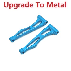 ZLL SG116 SG116PRO SG116MAX RC Car Vehicle spare parts rear upper sway arms upgrade to metal Blue - Click Image to Close