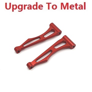 ZLL SG116 SG116PRO SG116MAX RC Car Vehicle spare parts rear upper sway arms upgrade to metal Red - Click Image to Close