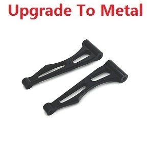 ZLL SG116 SG116PRO SG116MAX RC Car Vehicle spare parts rear upper sway arms upgrade to metal Black - Click Image to Close