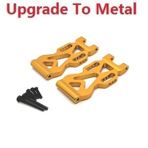 ZLL SG116 SG116PRO SG116MAX RC Car Vehicle spare parts rear lower sway arms upgrade to metal Gold