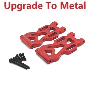 ZLL SG116 SG116PRO SG116MAX RC Car Vehicle spare parts rear lower sway arms upgrade to metal Red