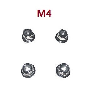 ZLL SG116 SG116PRO SG116MAX RC Car Vehicle spare parts M4 lock nut flange 6318