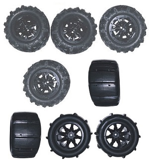 ZLL SG116 SG116PRO SG116MAX RC Car Vehicle spare parts 85mm big foot tires + beach tires 8pcs