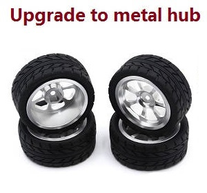 ZLL SG116 SG116PRO SG116MAX RC Car Vehicle spare parts upgrade to metal hub tires Silver