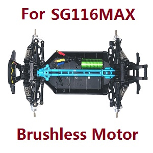 ZLL SG116 SG116PRO SG116MAX RC Car Vehicle spare parts car frame body module with motor assembly (For SG116MAX)