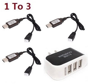 ZLL SG116 SG116PRO SG116MAX RC Car Vehicle spare parts 3 USB charger adapter with 3*7.4V USB wire set