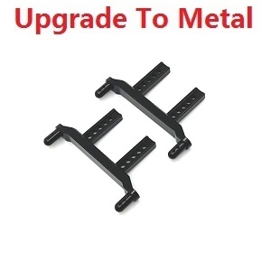 ZLL SG116 SG116PRO SG116MAX RC Car Vehicle spare parts universal front and rear body pillars upgrade to metal Black