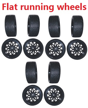 ZLL Beast SG216 SG216PRO SG216MAX RC Car Vehicle spare parts flat running vacuum tire 6155 3sets