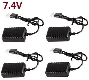 ZLL Beast SG216 SG216PRO SG216MAX RC Car Vehicle spare parts 7.4V USB charger wire 4pcs - Click Image to Close