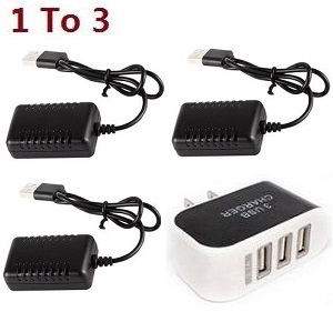 ZLL Beast SG216 SG216PRO SG216MAX RC Car Vehicle spare parts 3 USB charger adapter with 3*USB wire set - Click Image to Close