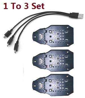 ZLL SG300 SG300-S M1 SG300S RC drone quadcopter spare parts 1 to 3 charger wire + 3*battery set