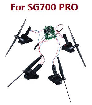 ZLL SG700 Max SG700 Pro RC drone quadcopter spare parts todayrc toys listing PCB board + side motor arms module set + main blades (For SG700 PRO)