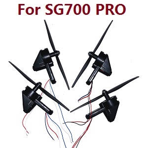 ZLL SG700 Max SG700 Pro RC drone quadcopter spare parts todayrc toys listing side motor arms module set + main blades (For SG700 PRO)