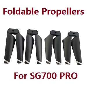 ZLL SG700 Max SG700 Pro RC drone quadcopter spare parts todayrc toys listing propellers foldable main blades upgrade Black (For SG700 PRO)