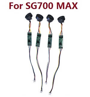 ZLL SG700 Max SG700 Pro RC drone quadcopter spare parts todayrc toys listing brushless motors with ESC board 4pcs (For SG700 MAX) - Click Image to Close