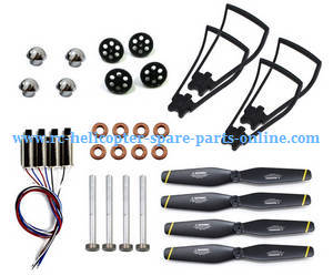 SG700 SG700-S SG700-D RC quadcopter spare parts todayrc toys listing main blades + mian motors + metal shaft + bearing + protection frame + caps of blades