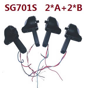 ZLRC SG701 SG701S RC drone quadcopter spare parts todayrc toys listing side motors bar set 2*A+2*B for SG701S