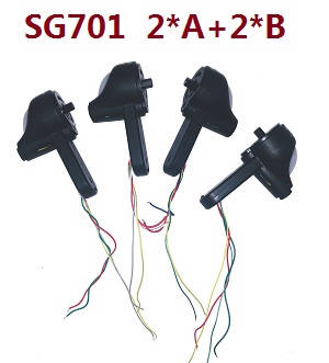 ZLRC SG701 SG701S RC drone quadcopter spare parts todayrc toys listing side motors bar set 2*A+2*B for SG701