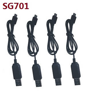 ZLRC SG701 SG701S RC drone quadcopter spare parts todayrc toys listing 3.7V USB charger wire 4pcs for SG701