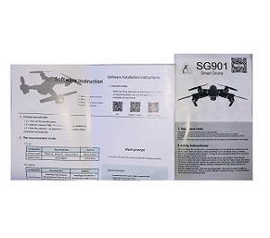 ZLRC ZZZ SG901 RC drone quadcopter spare parts todayrc toys listing English manual instruction book